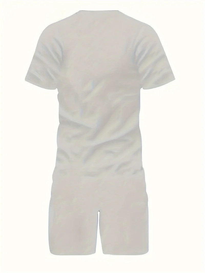 Completo estivo t-shirt e pantaloncini — Set leggero due pezzi