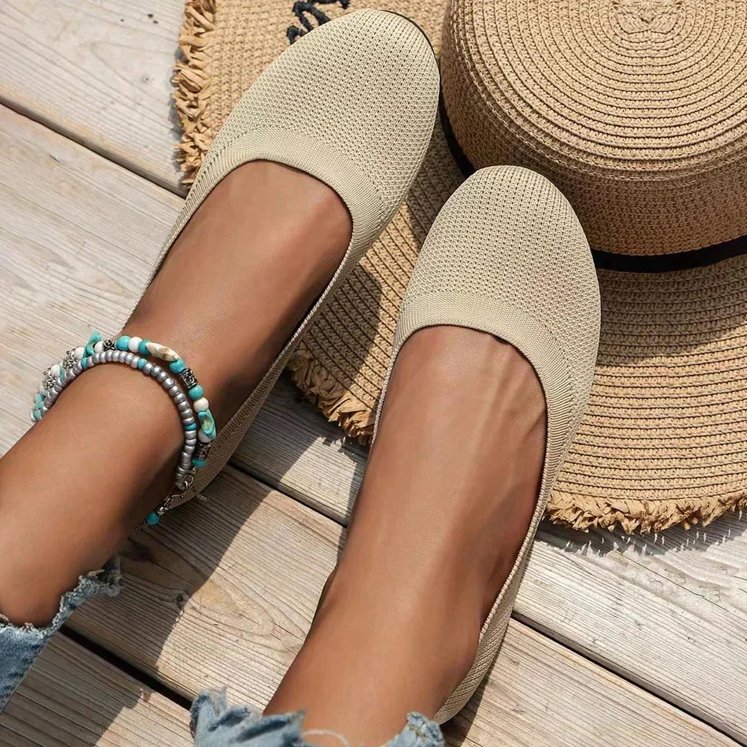 Scarpe slip-on comode con supporto dell'arco — Calzatura leggera e traspirante
