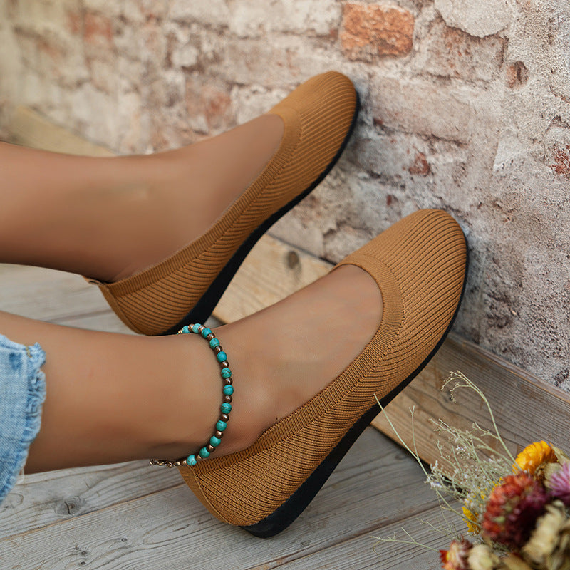Scarpe slip-on comode con supporto dell'arco — Calzatura leggera e traspirante