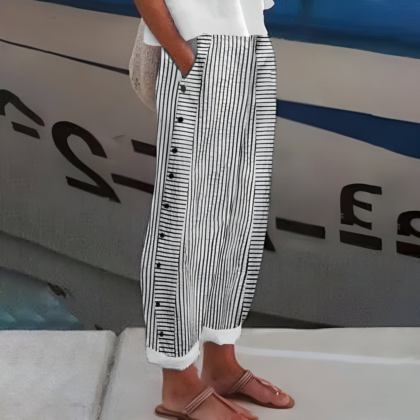 Pantalones de verano para mujer, ligeros