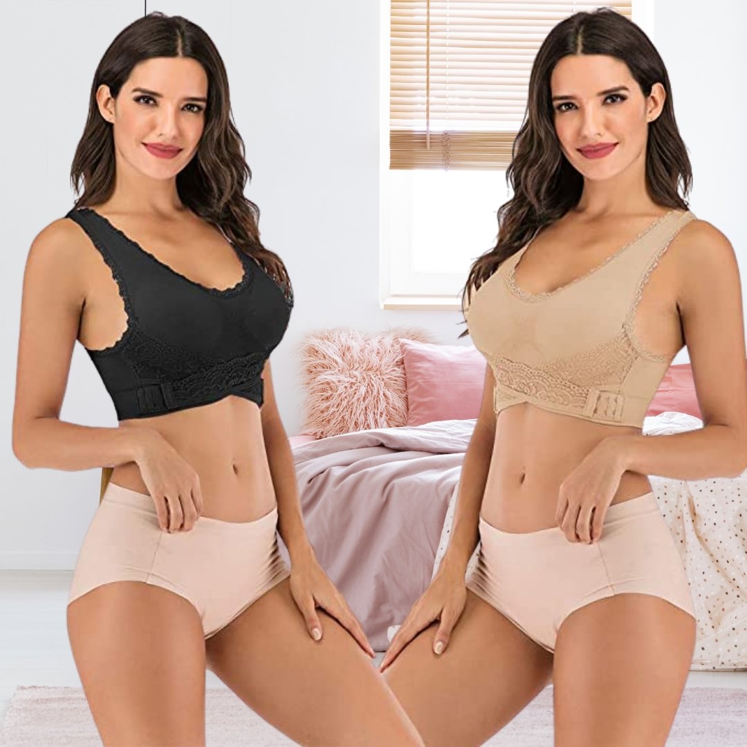 Reggiseno in pizzo senza ferretto — Reggiseno di supporto per una postura migliore