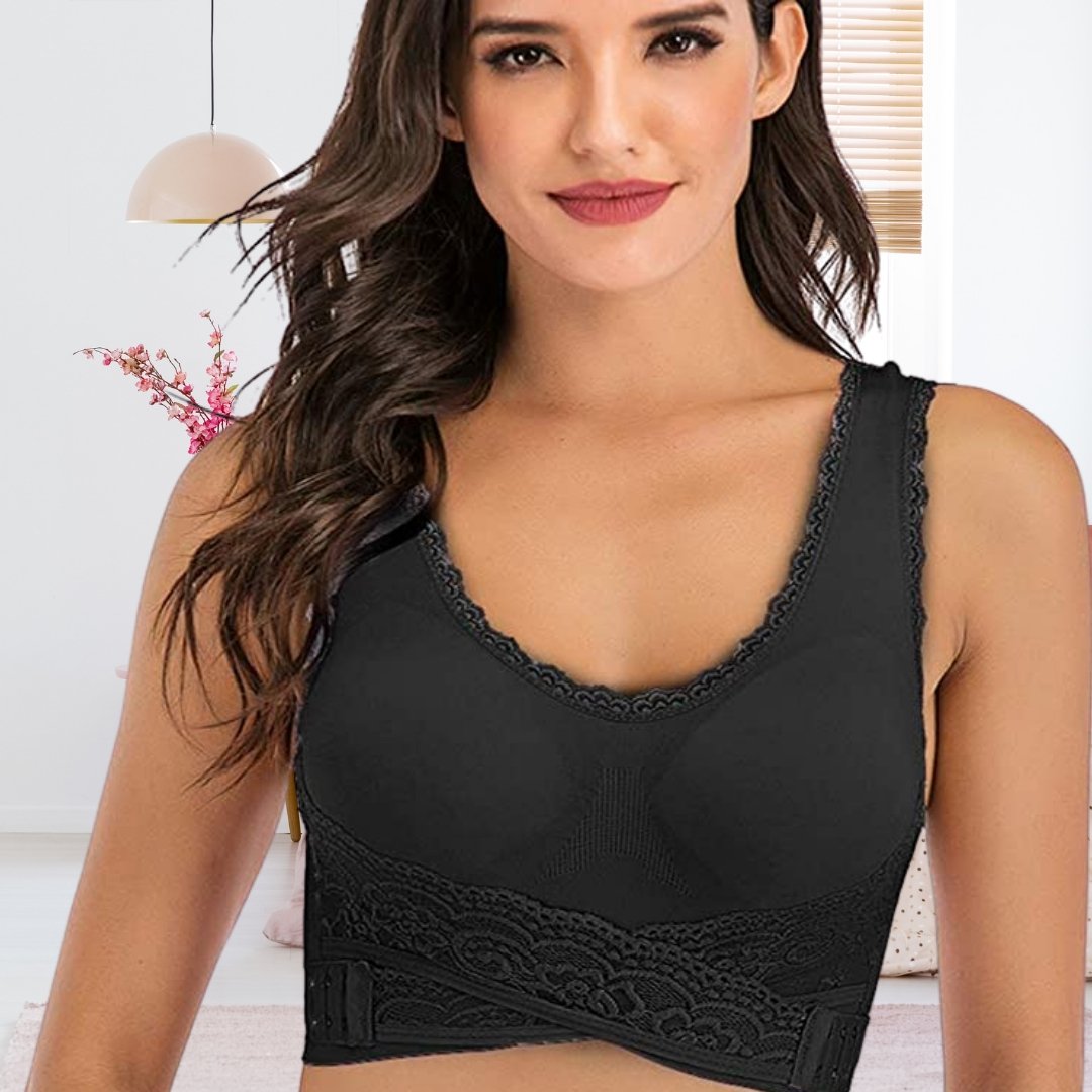 Reggiseno in pizzo senza ferretto — Reggiseno di supporto per una postura migliore