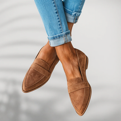 Mocasines para mujer, suela flexible
