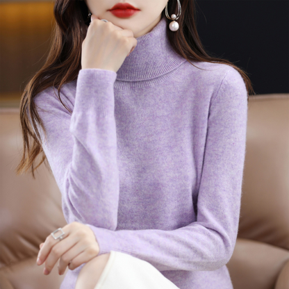 Jersey de punto para mujer, cachemira suave