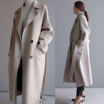 Cappotto classico in lana — Cappotto caldo ed elegante d'inverno