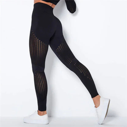 Leggings a compressione anticellulite — Leggings modellanti a vita alta