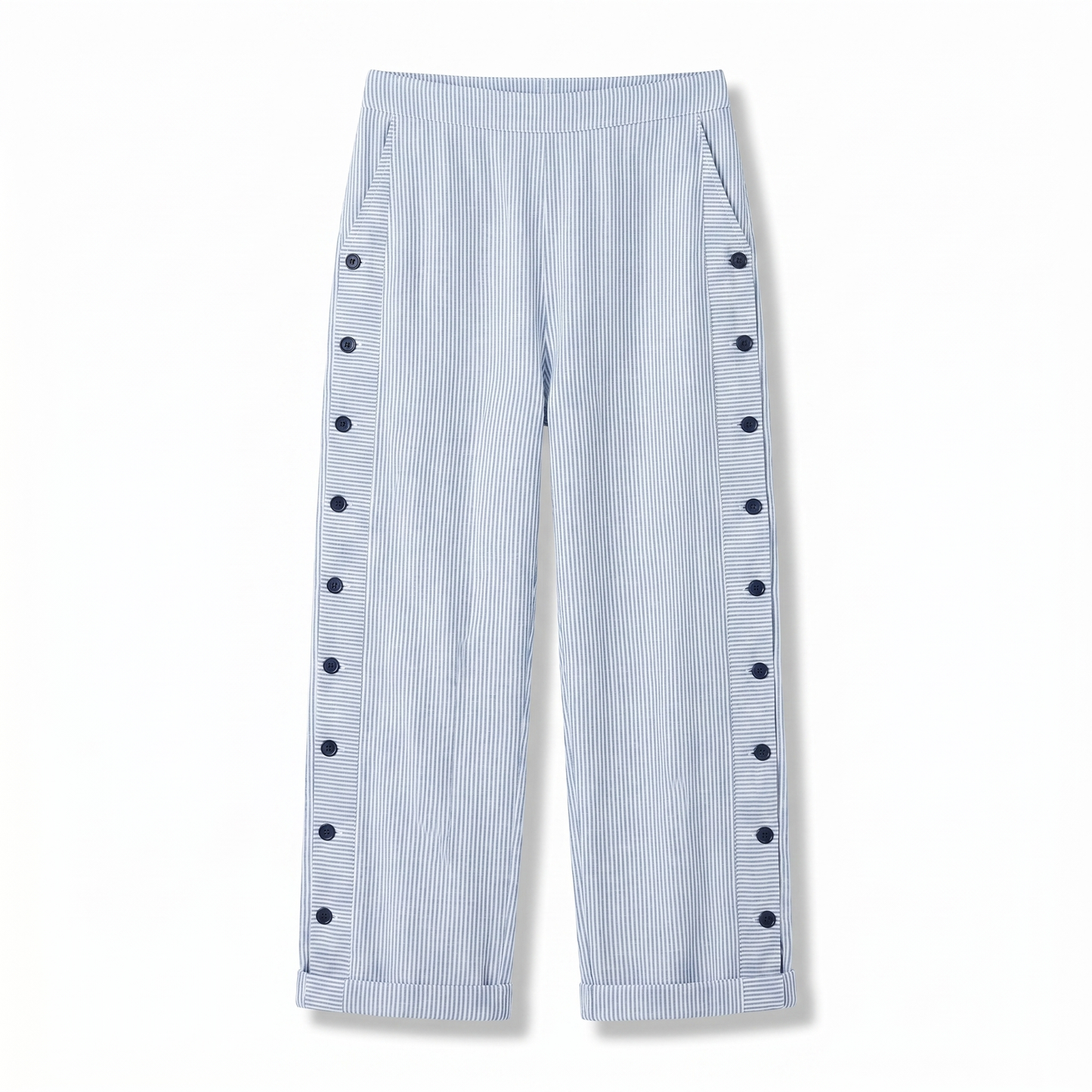 Pantalones de rayas para mujer, transpirables