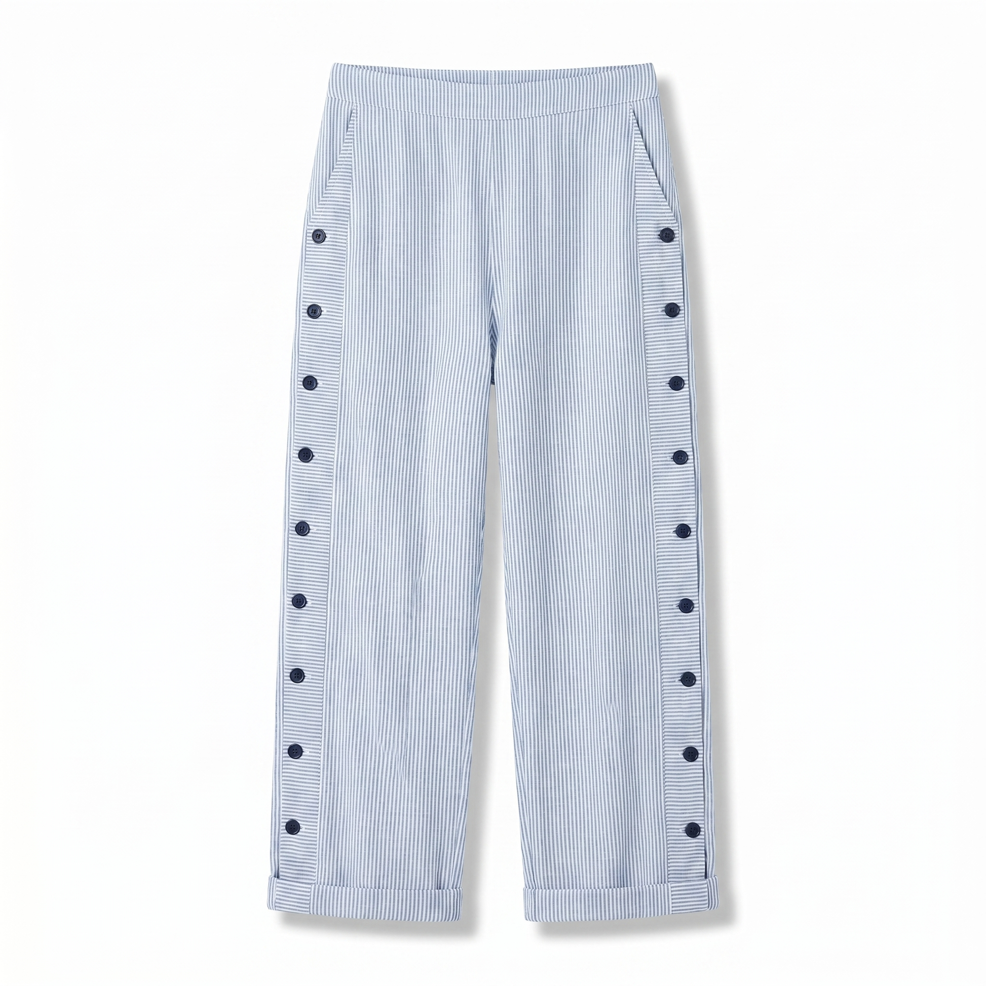 Pantalones de rayas para mujer, transpirables