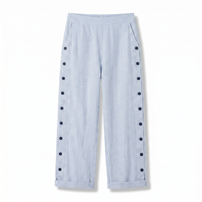 Pantalones de rayas para mujer, transpirables